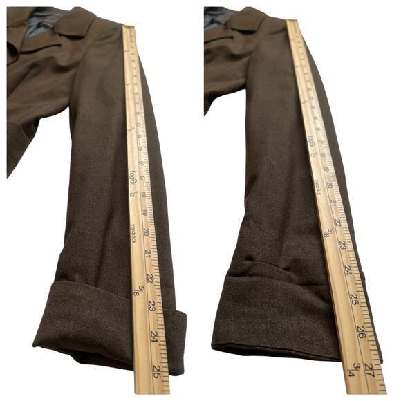 Missoni Loro Piana Wool Blazer Womens 42 US 6 Brown Italy Luxury Button Jacket - Picture 11 of 14